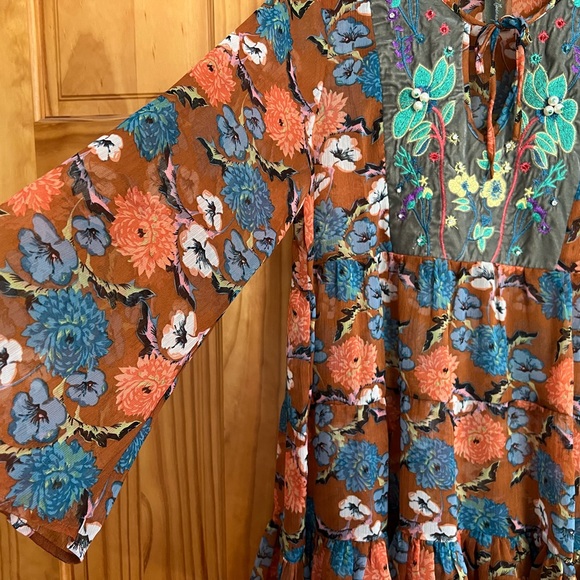 NWT-Aratta-Chiffon tunic-Medium - Picture 10 of 12